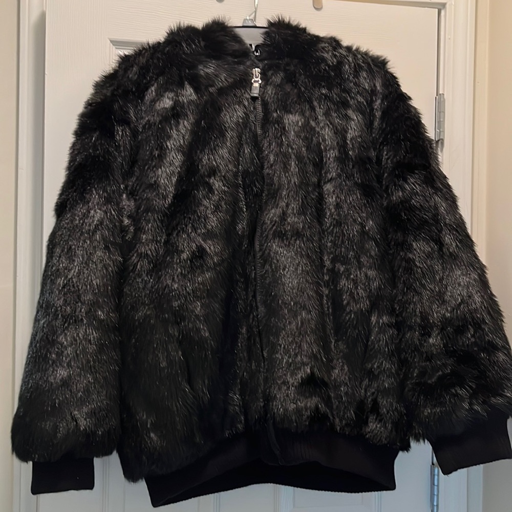 Flax fur Men jacket